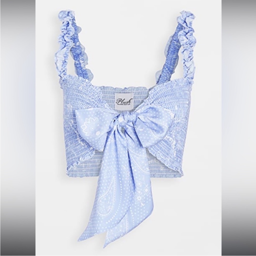 Silk crop top
